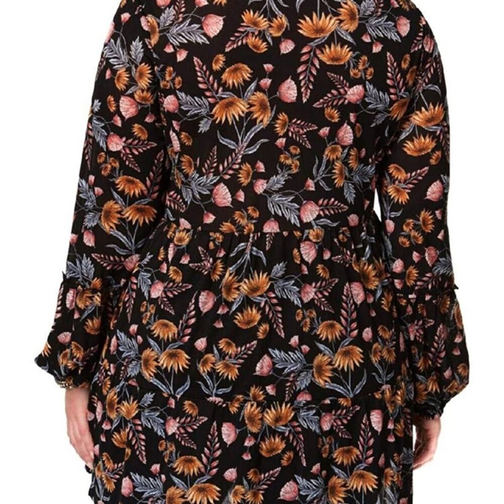 Style & Co Peplum Button-Down Top-2X - Picture 2 of 3